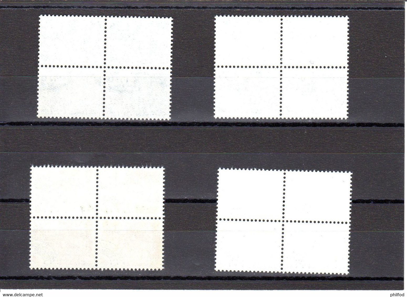1980 - 4  Blocs De 4 Timbres  : N ° 166 à  169 - 1964-1988