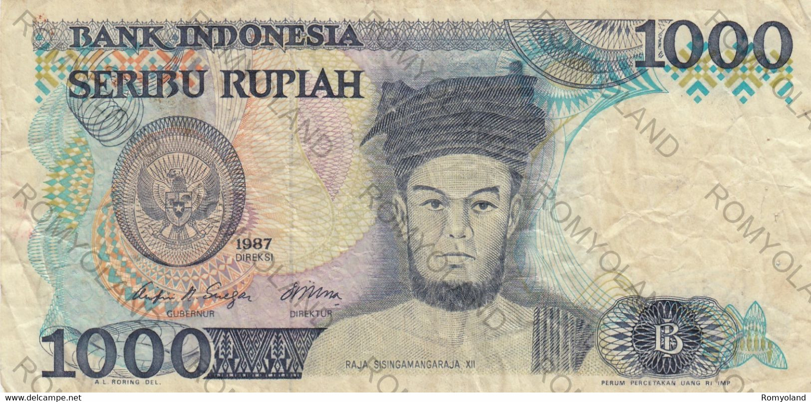 BANCONOTE 1000 RUPIAN INDONESIA - Indonésie