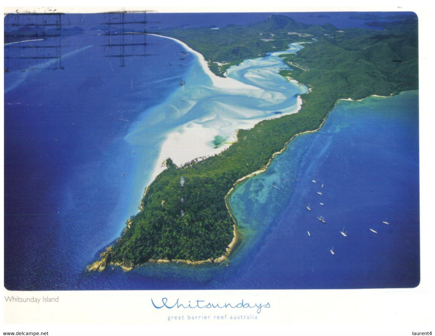 (CC 5) Australia - QLD - Whitsunday Island (with Stamp) - Mackay / Whitsundays