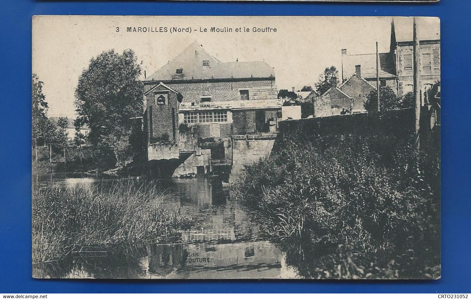 MAROILLES    Le Moulin Et Le Gouffre   écrite En 1939 - Other & Unclassified