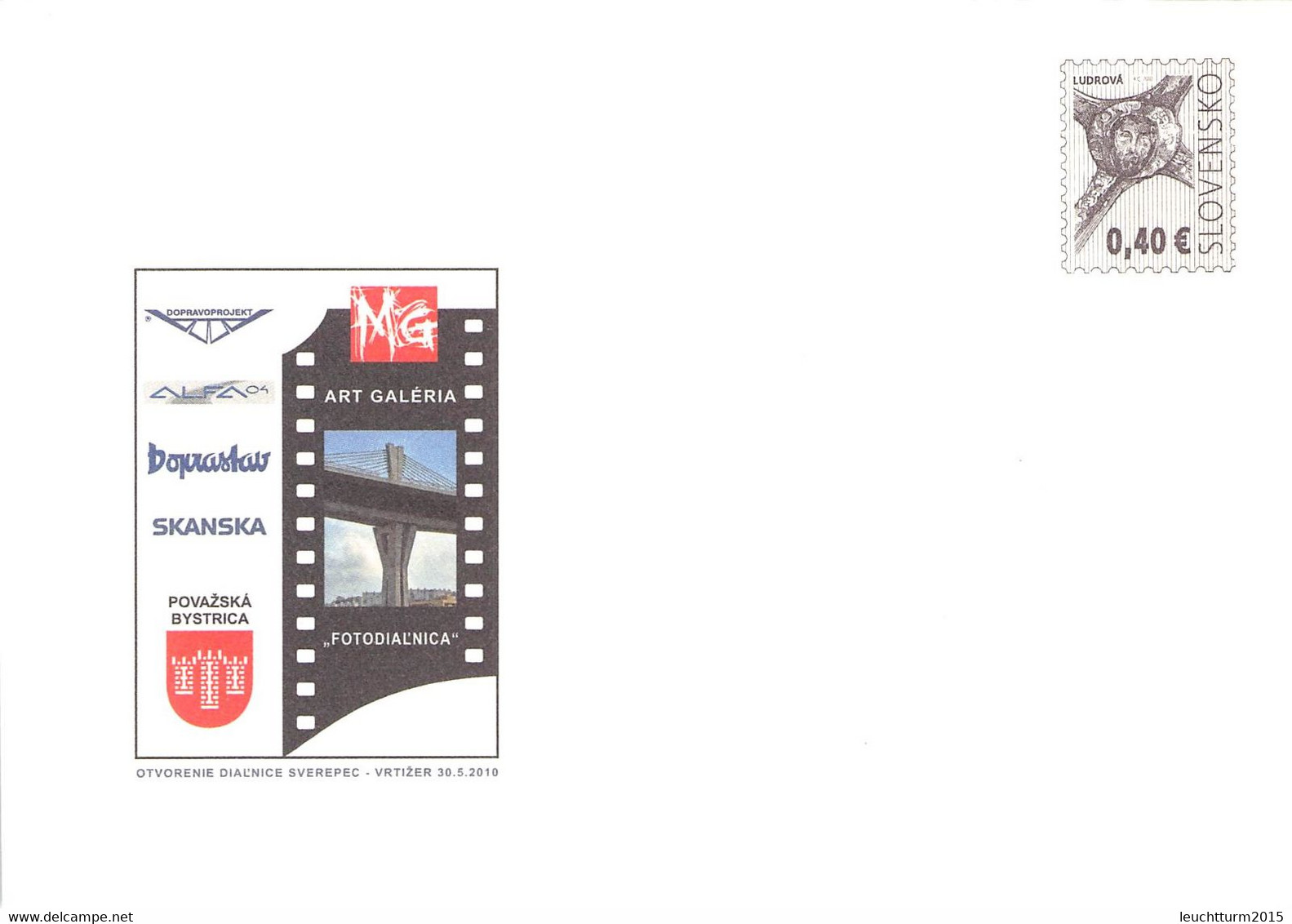 SLOVAKIA - STATIONARY ENVELOPE 2010 FOTODIALNICA Unc //Q106 - Cartoline Postali