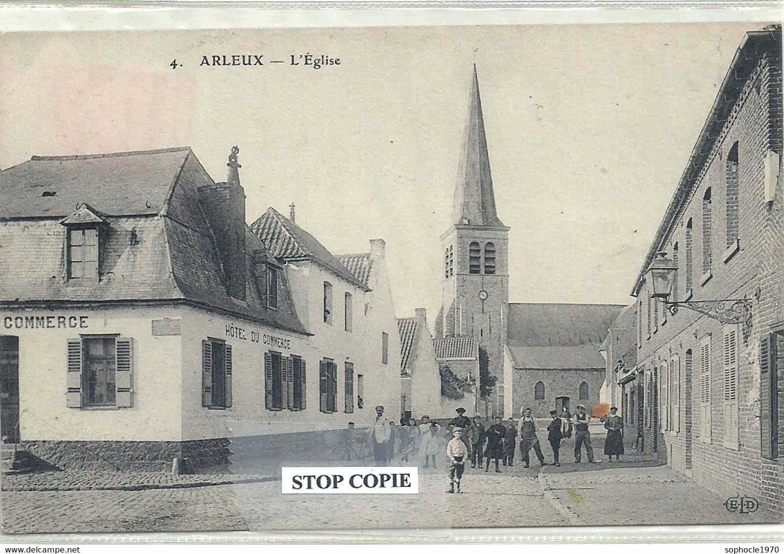 12 - 2020  - NORD - 59 - ARLEUX - L'église - Belle Animation - Arleux