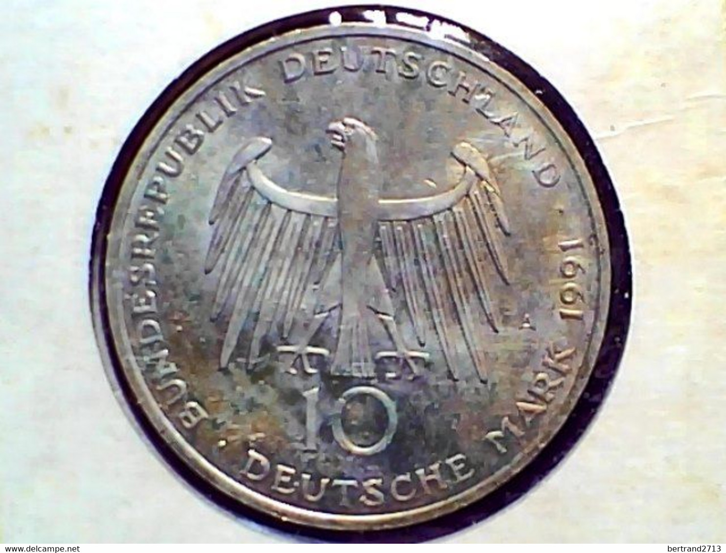 German Federal Republic 10 Mark 1991A KM 177 - 5 Mark