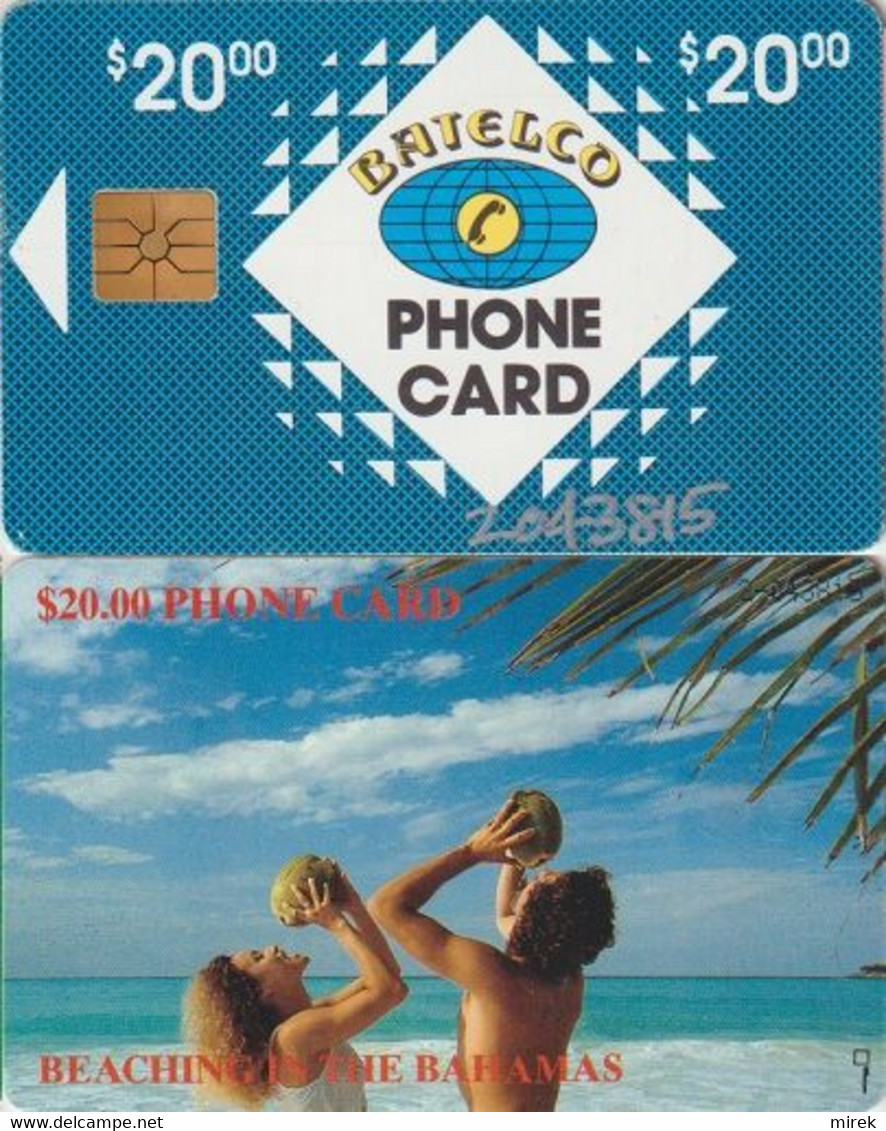 241/ Bahamas; P7. Beaching, Hand Silver CN 7 Digits, Chip GEM 1B.1, With Transparent Logo, 7.000 Ex. - Bahama's