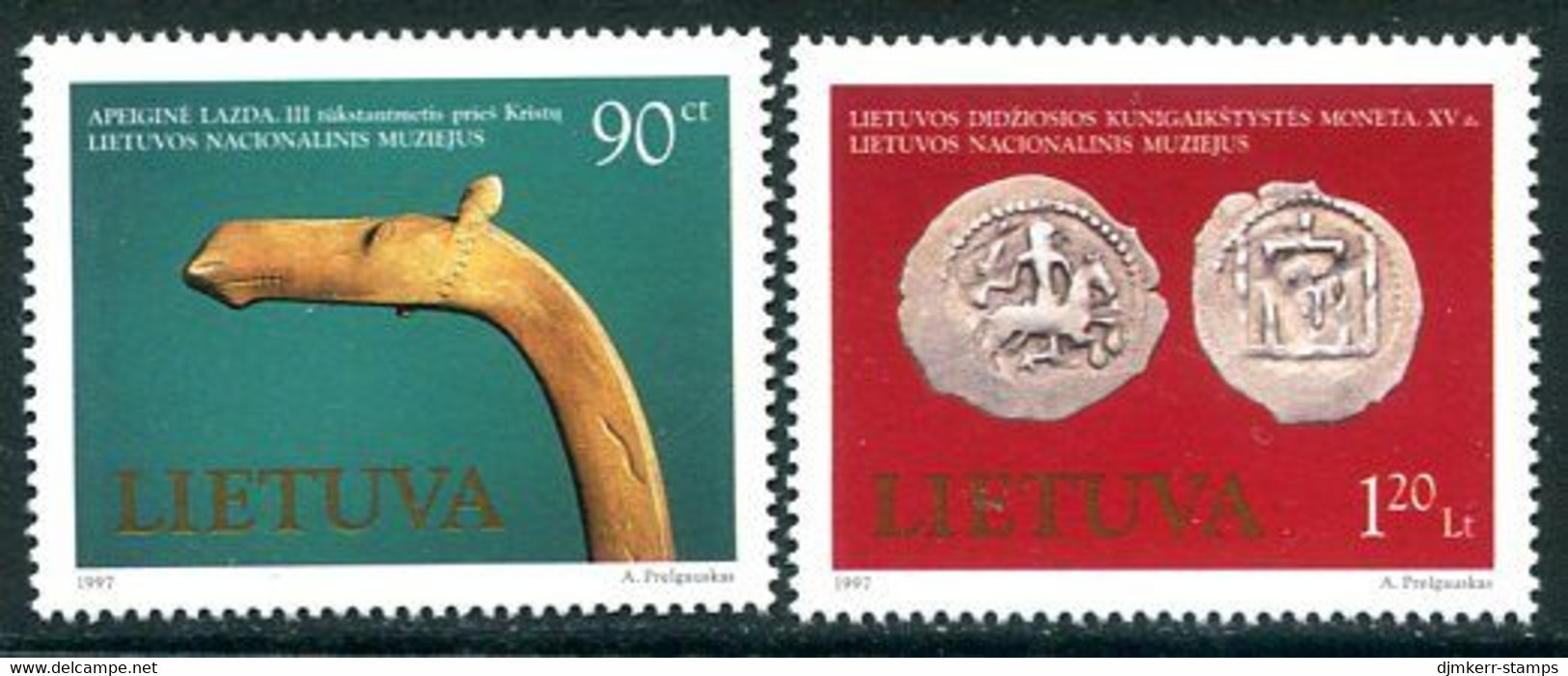 LITHUANIA 1997 Museum Exhibits MNH / **.  Michel 645-46 - Litouwen