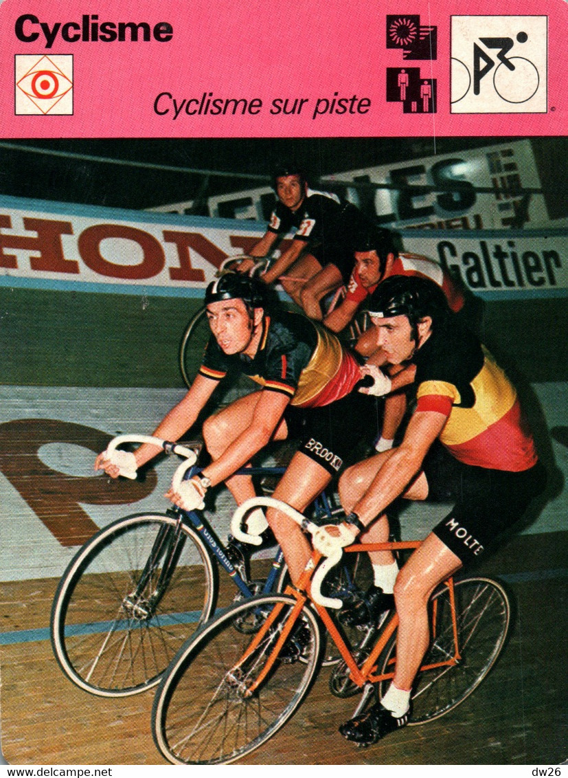 Fiche Sports: Cyclisme Sur Piste - Les Différentes épreuves - Merckx Et Sercu: Les Pistards Captivent Le Public - Sports