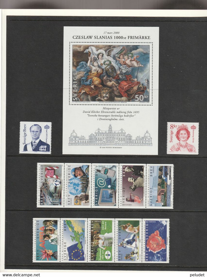 Sweden - 2000 Stamp Year Pack ** - Annate Complete