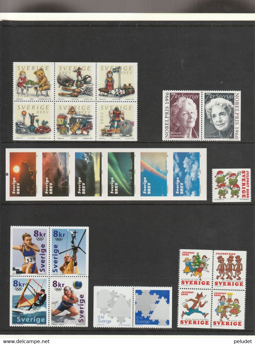Sweden - 2000 Stamp Year Pack ** - Komplette Jahrgänge