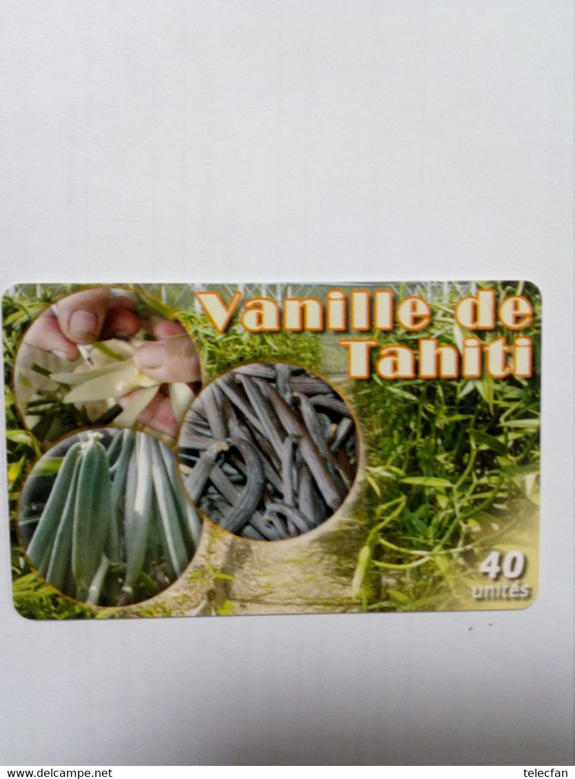 POLYNESIE PF145 VANILLE DE TAHITI 40U UT - Polynésie Française