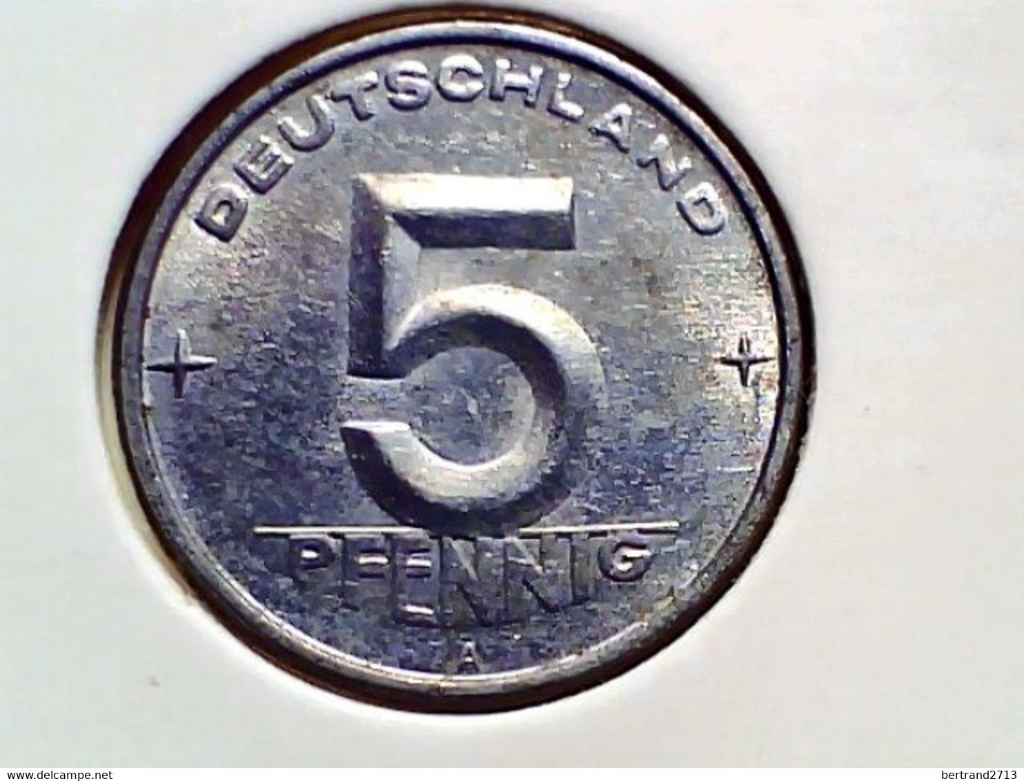 Germany Democratic Republic 5 Pfenning 1952A KM 6 - 5 Pfennig