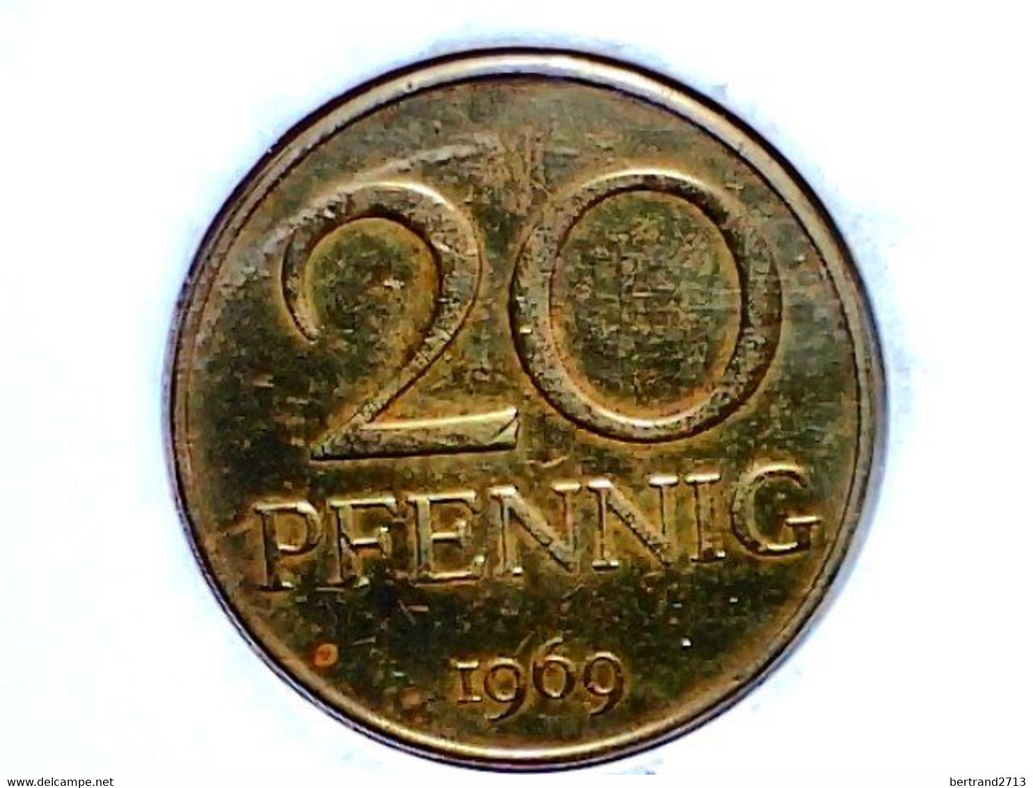 Germany Democratic Republic 20 Pfenning 1969 KM 11 - 20 Pfennig