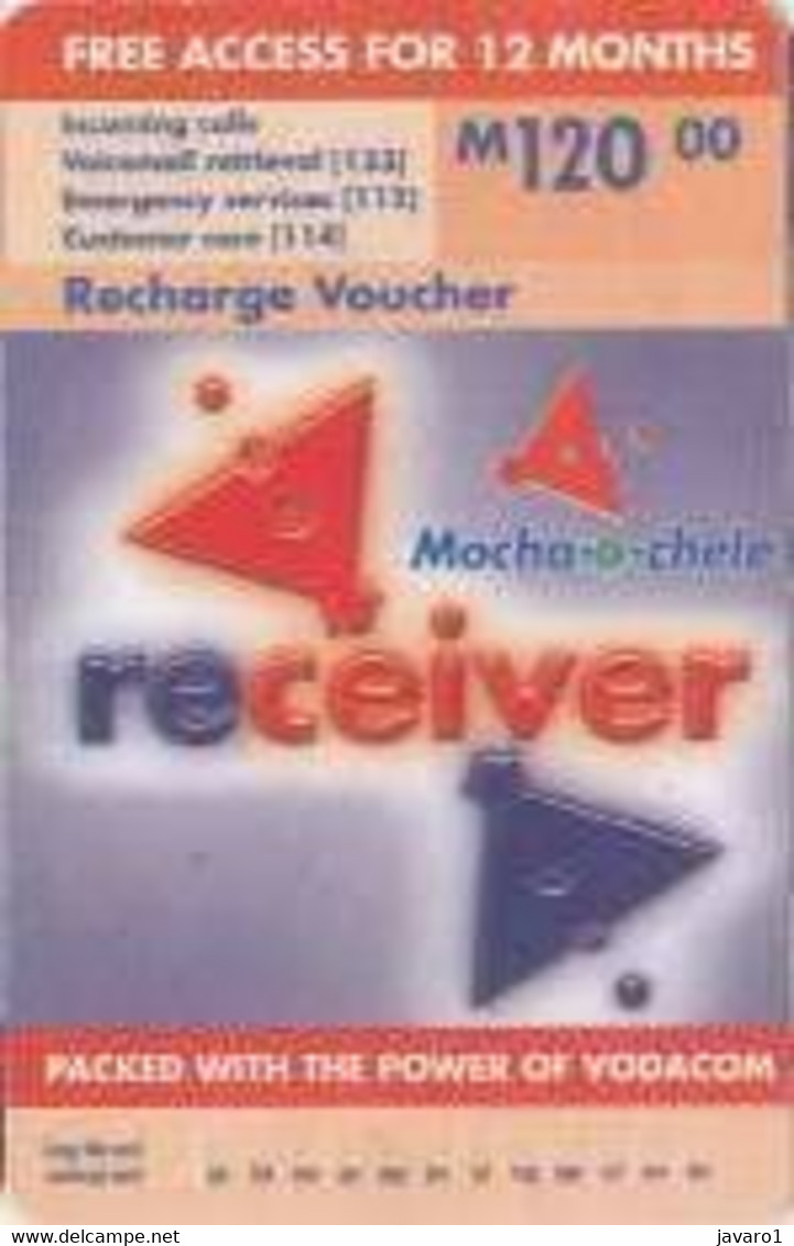 LESOTHO : LES03 M120 Mocha-o-chele Receiver USED Exp: 31.07.2004 - Lesoto