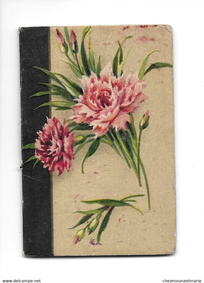 1940 - POTIEZ FLEURS AV WILSON ET RUE CUVIER - PETIT CALENDRIER MENSUEL - Kleinformat : 1921-40