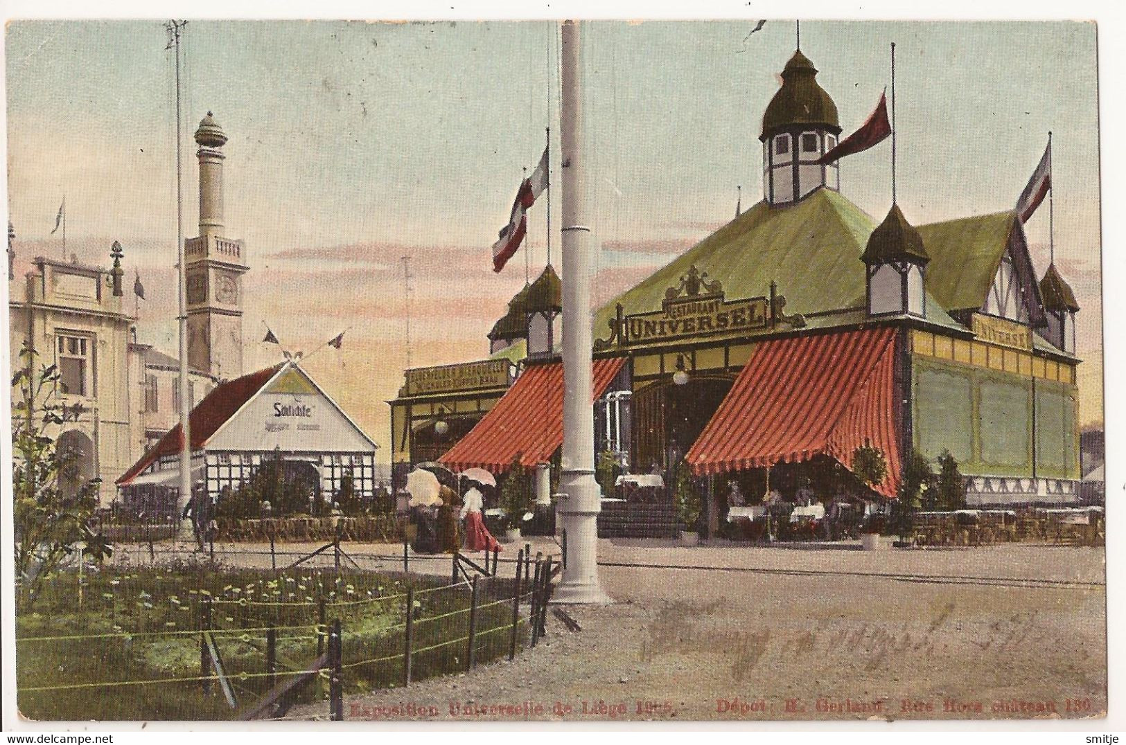 LUIK 1905 EXPO EXPOSITION DIV. GEBOUWEN O.A. RESTAURANT - Liège