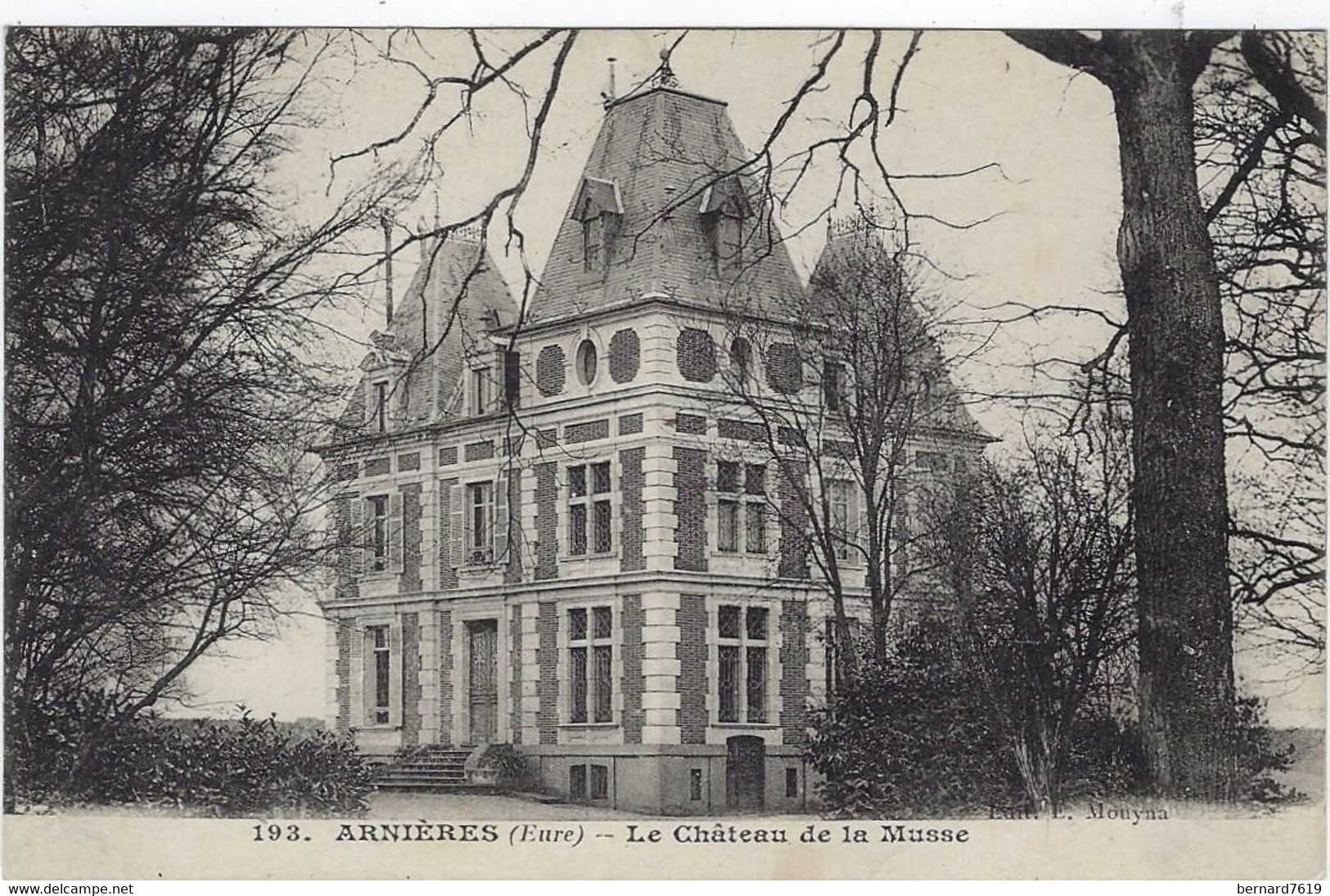 27  Asnieres  Le Chateau De La Musse - Arnières