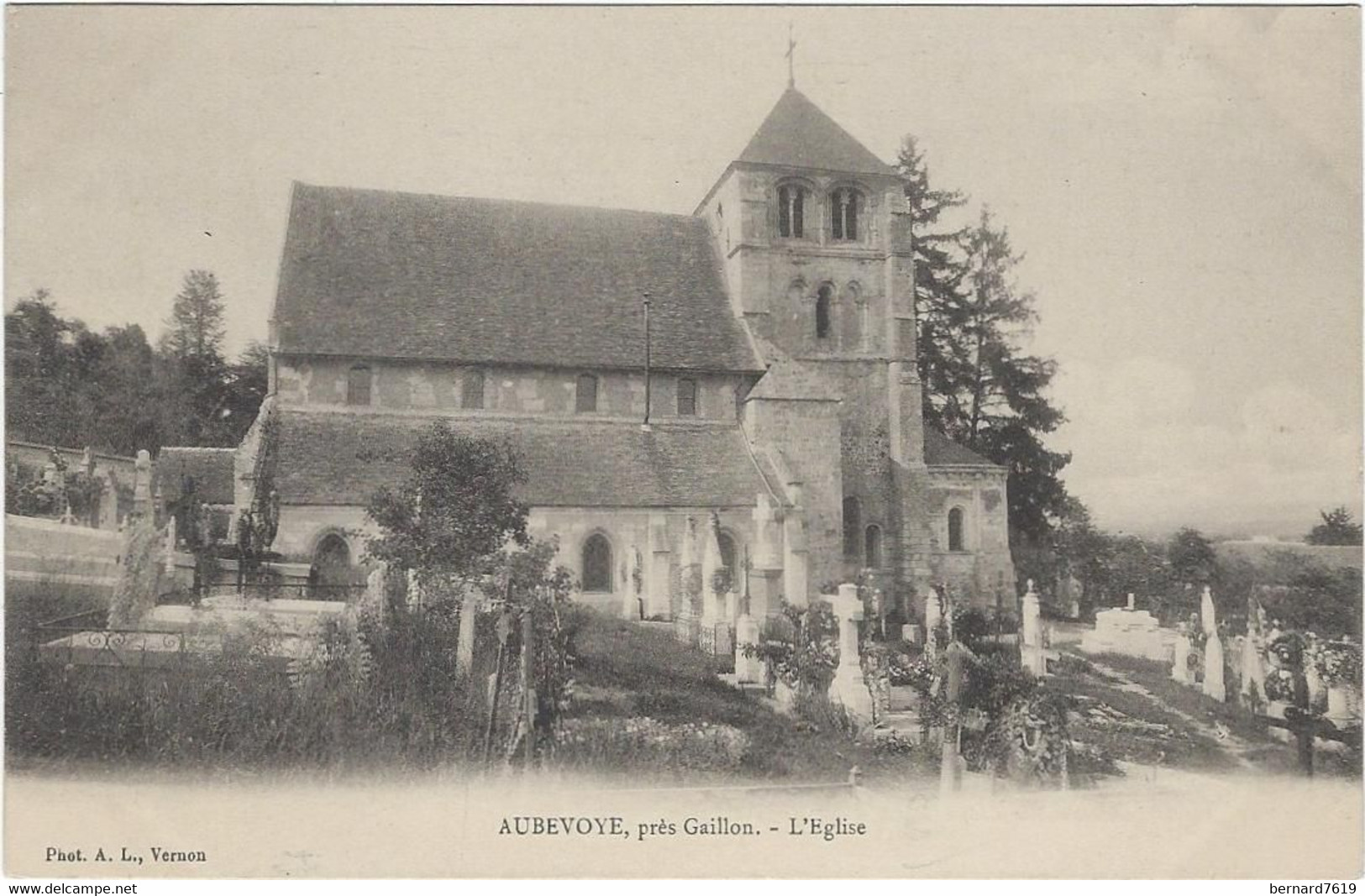 27  Aubevoye  Pres Gaillon  L'eglise - Aubevoye