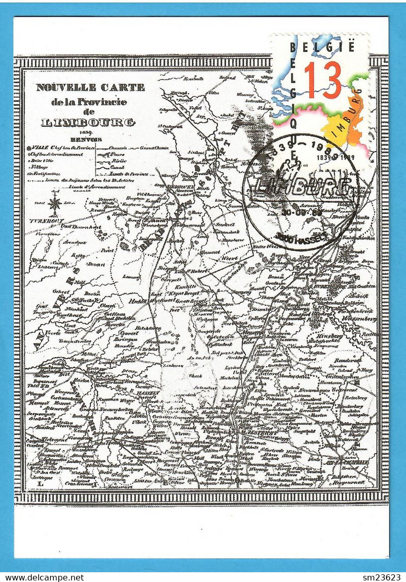Belgien / Belgique  1989  Mi.Nr. 2390 , 150 Provinz Limburg  - Maximum Card - 30-09-1989 - 1981-1990