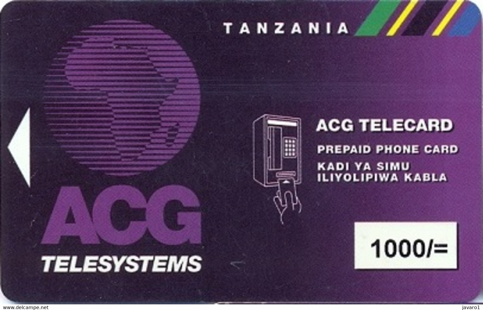 TANZANIA : AM15 AGC Tel:Cardphone 1000/= (926) Rev.3 USED As Pictured - Tansania