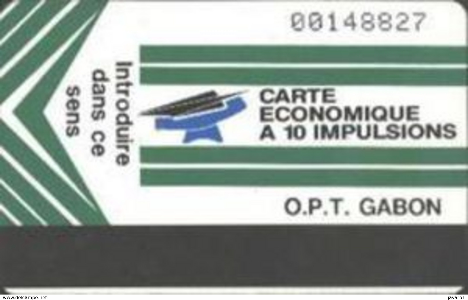 GABON : GAB10 10 Imp. (Avec Un Compte CCP..) USED - Gabon