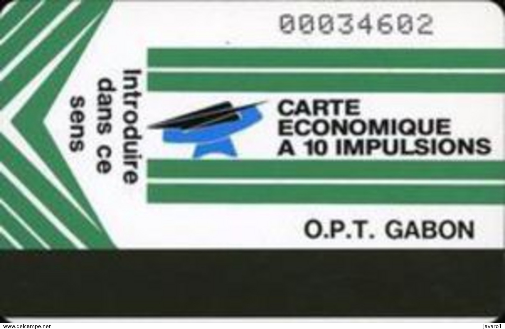 GABON : GAB09 10 Imp. (La Philatelie) USED - Gabon