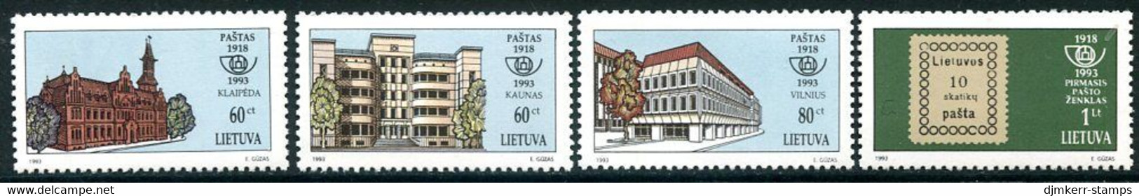 LITHUANIA 1993 Stamp Anniversary MNH / **.  Michel 540-43 - Lithuania