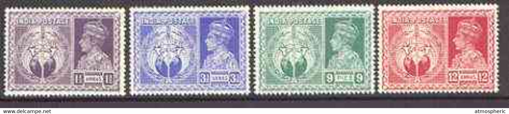 India 1946 Victory Commemoration Set Of 4 Unmounted Mint, SG 278-81* - Unused Stamps