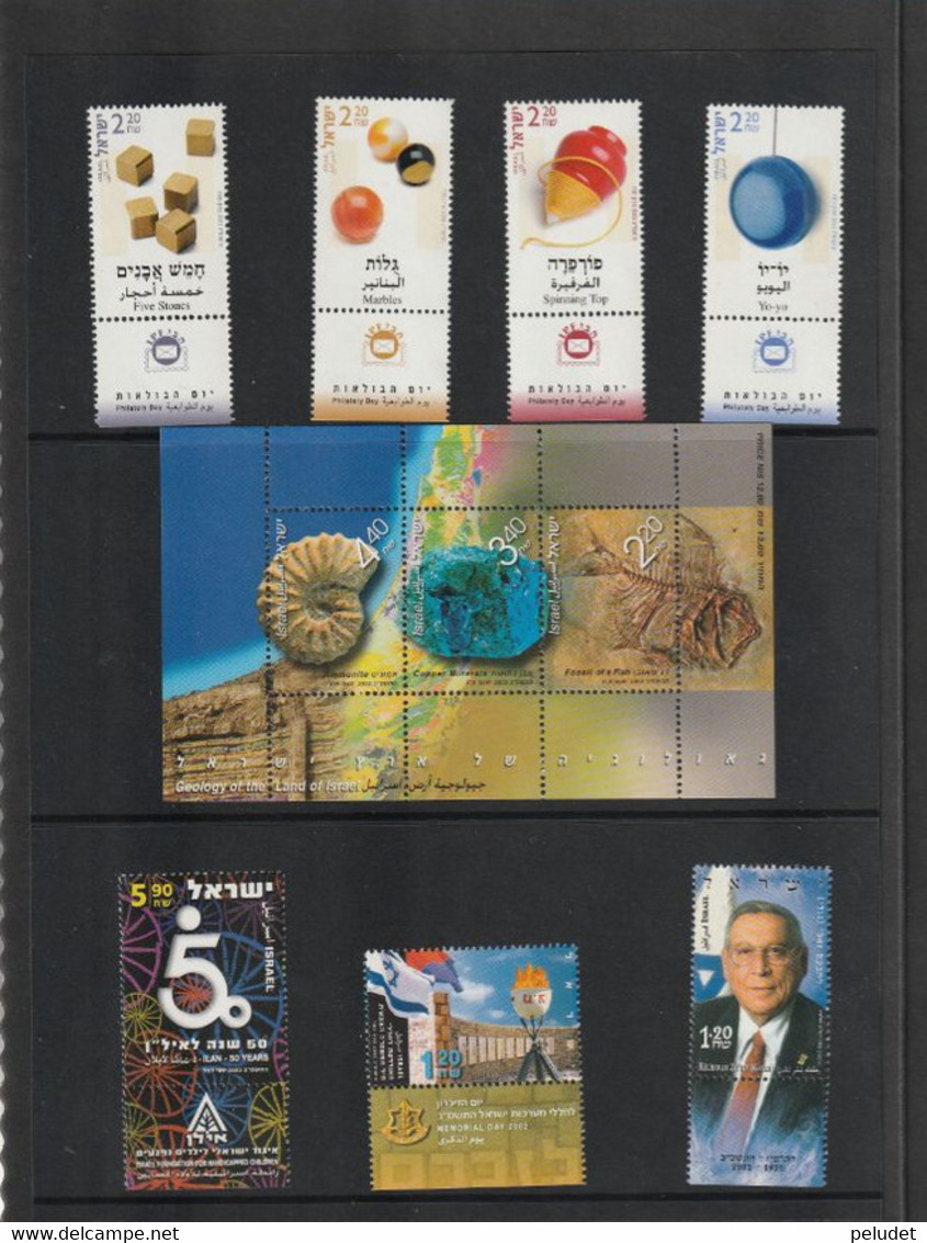 Israel Year Collection 2002 ** - Années Complètes