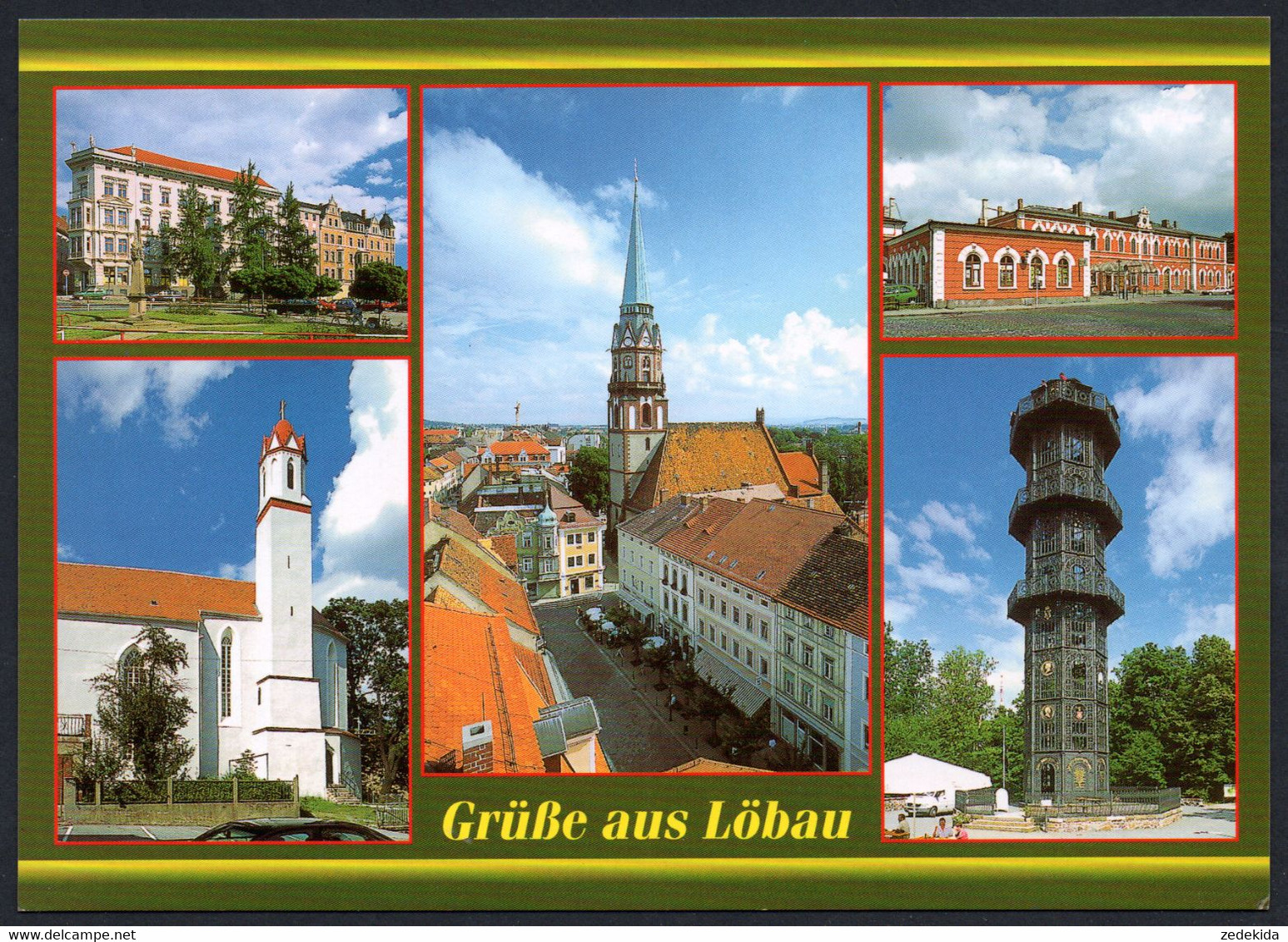 E5582 - TOP Löbau - Bild Und Heimat Reichenbach Qualitätskarte - Loebau