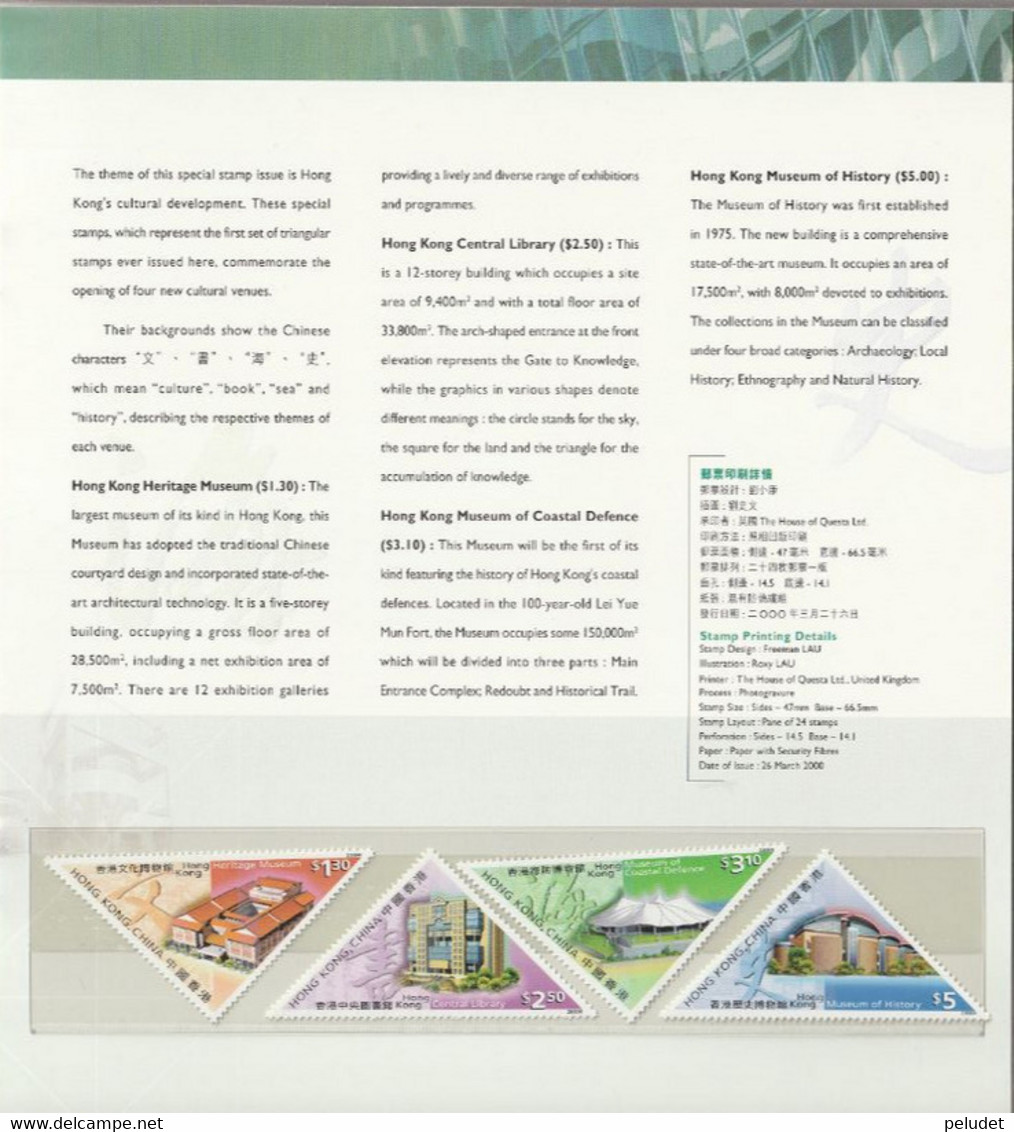 Hong Kong - 2000 Annual Stamp Pack - Años Completos
