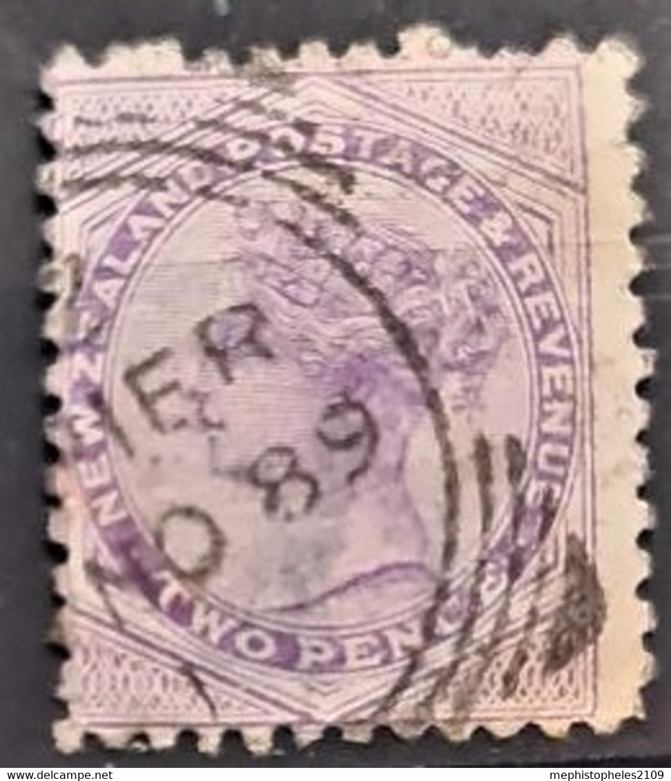 NEW ZEALAND 1882 - Canceled - Sc# 62 - 2d - Used Stamps
