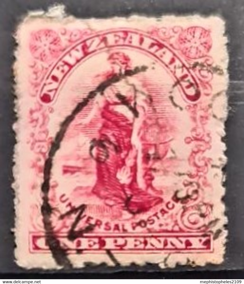 NEW ZEALAND 1901 - Canceled - Sc# 99 - 1d - Used Stamps