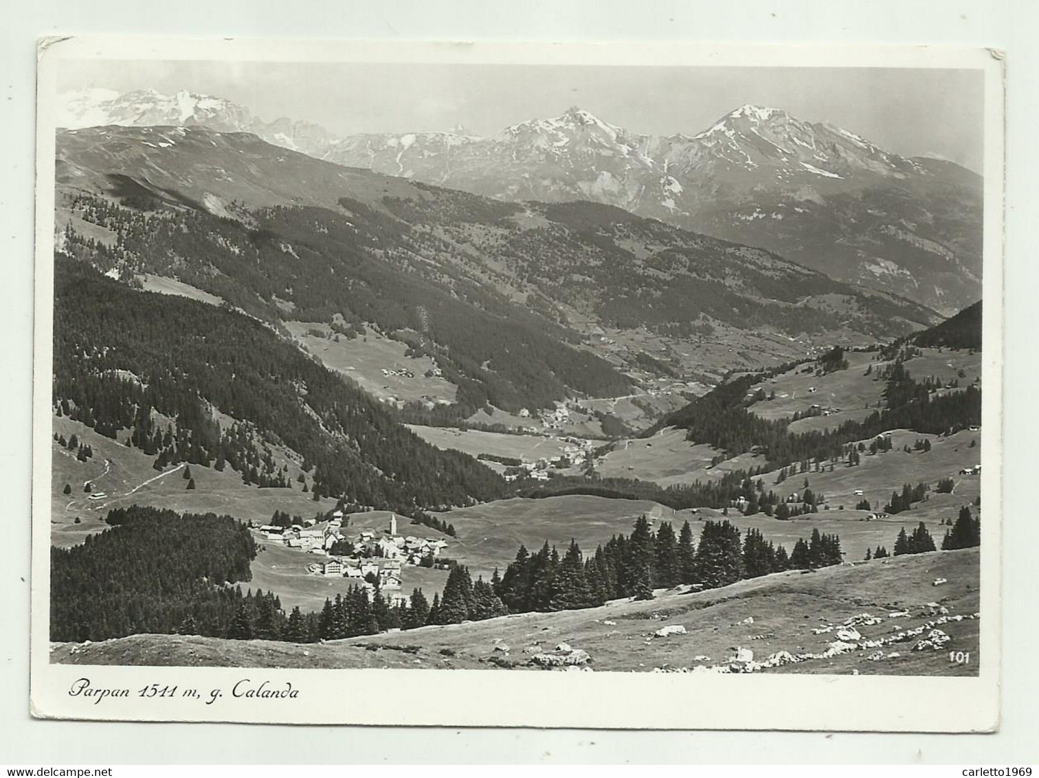 PARPAN - CALANDA - VIAGGIATA 1939 FG - Parpan