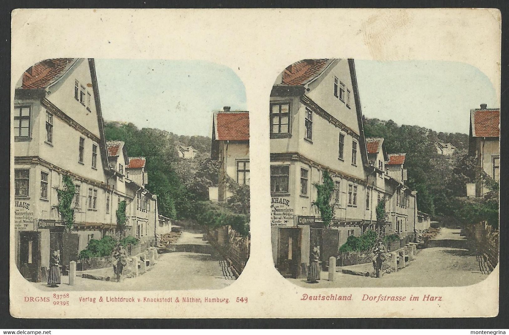 Dorfstraße Im HARZ Verlag Knackstedt & Nather 1915 Old Postcard (see Sales Conditions) 03325 - Harzgerode