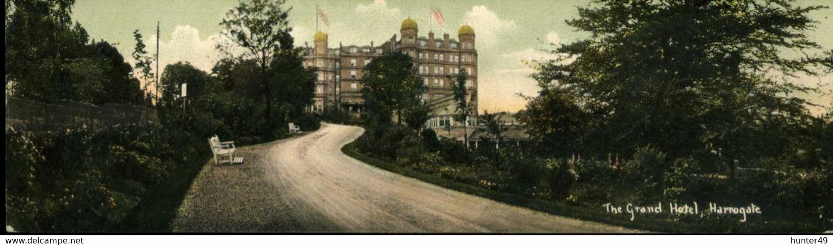 Harrogate The Grand Hotel Panoramic Card - Harrogate