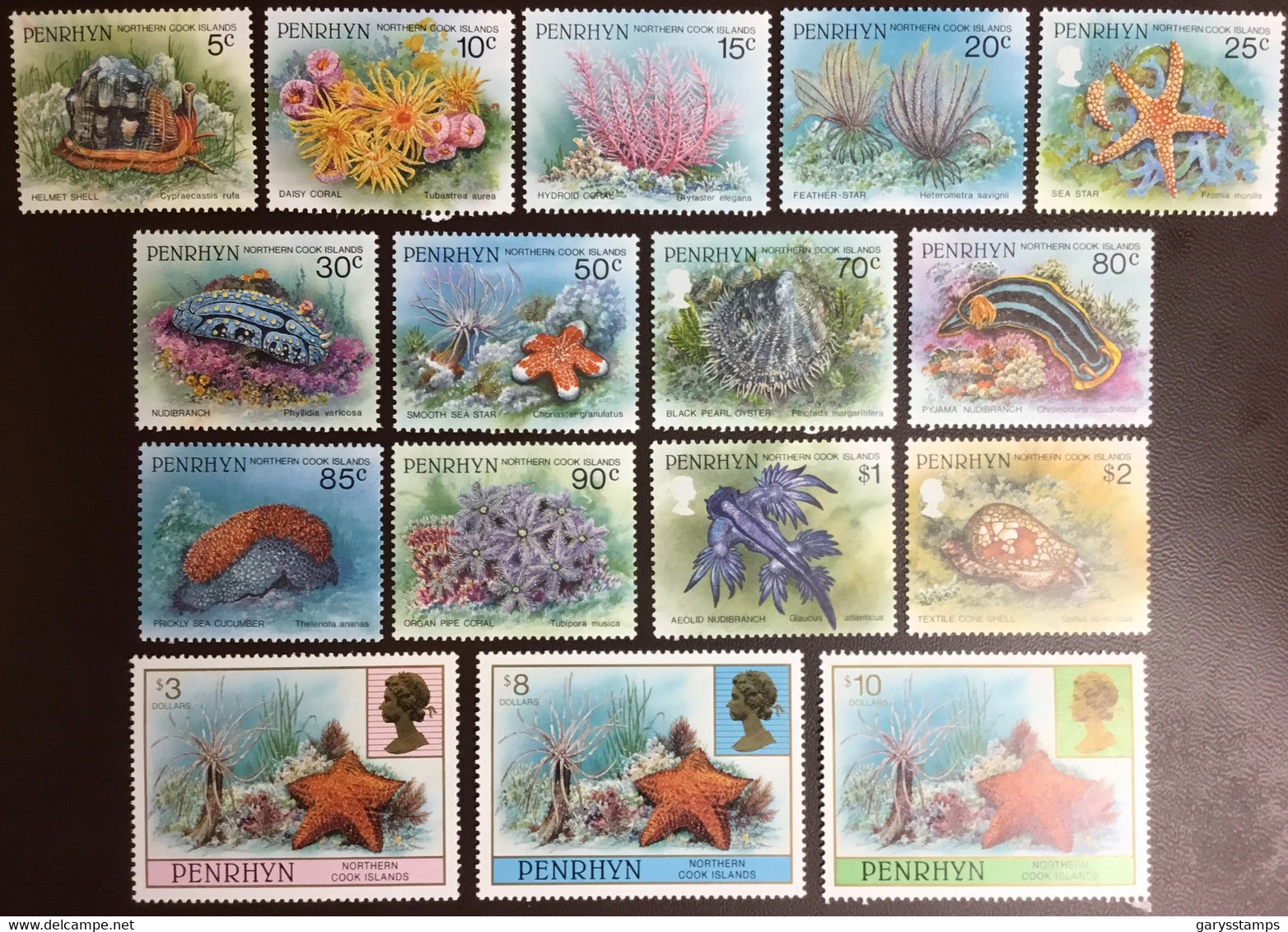 Penrhyn 1993 Marine Life MNH - Meereswelt