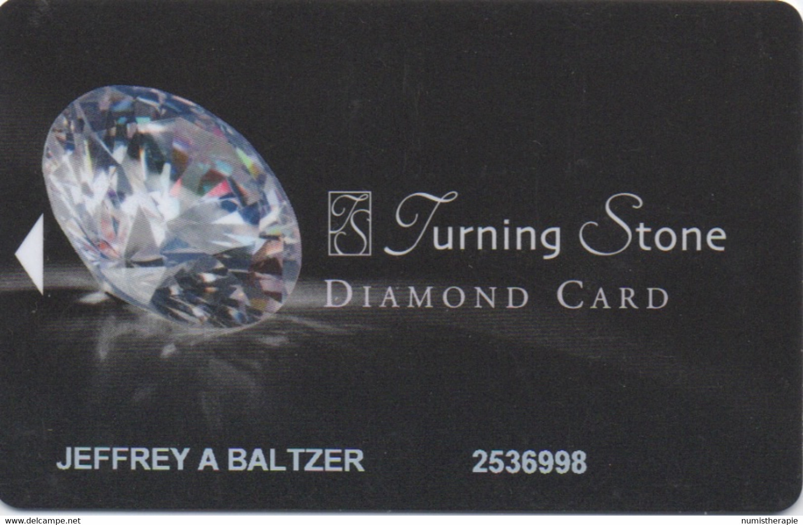 Turning Stone Resort & Casino : Diamond Card - Casinokarten