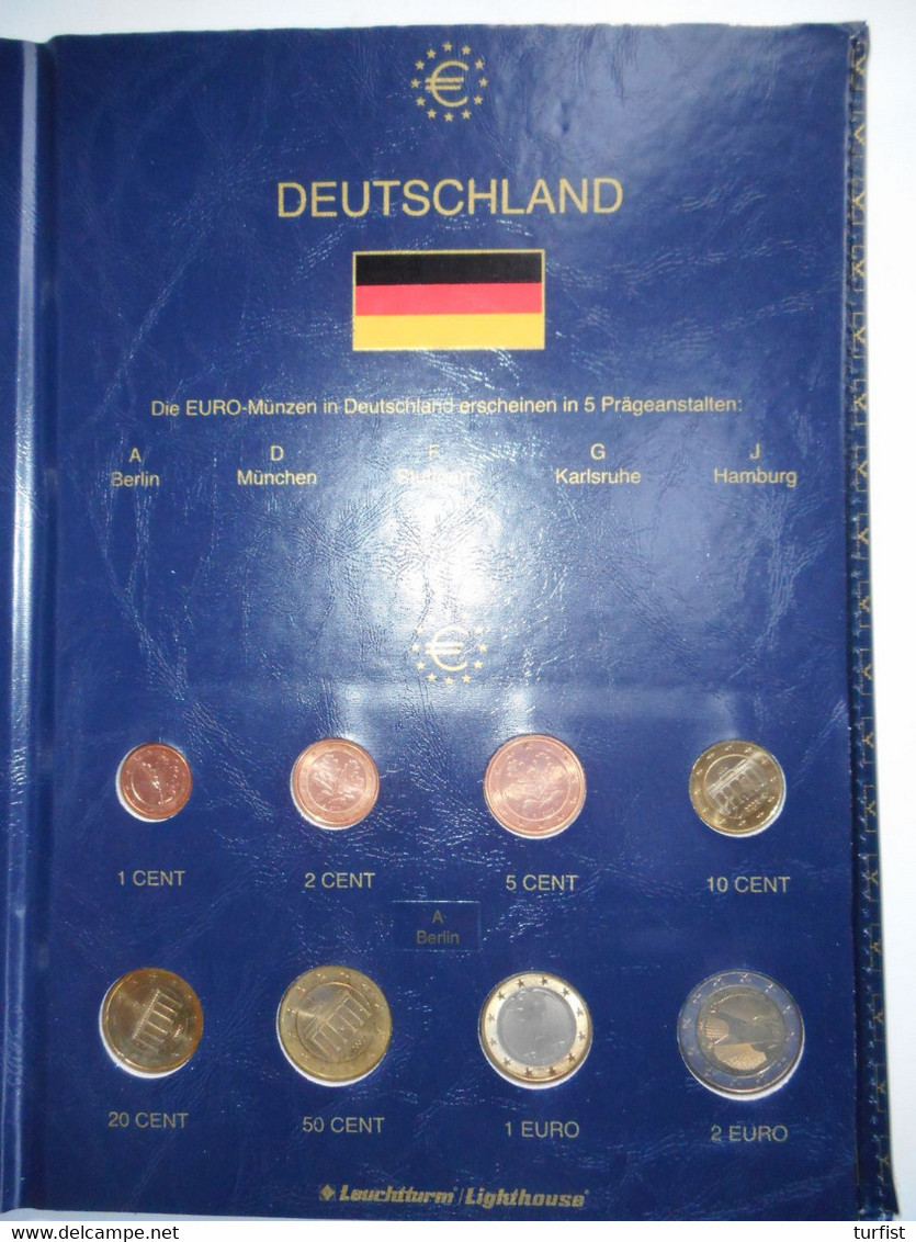 LEUCHTTURM ALBUM MET DUITSLAND ( X5) EN GRIEKENLAND ALLEN 2002 ONGEBRUIKT - Allemagne