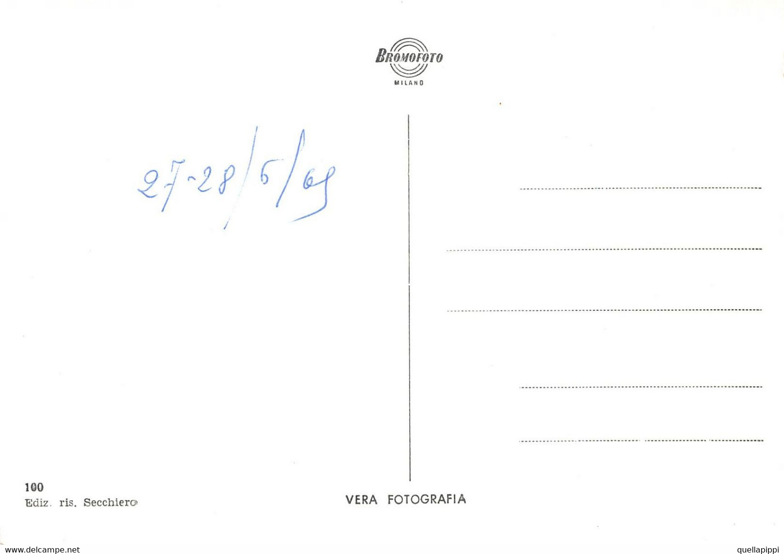 011860 "(RO) LENDINARA - EFFIGE DELLA B.V. DEL PILASTRELLO" VERA FOTO. CART  NON SPED - 1969 DATA INDICATA - Rovigo