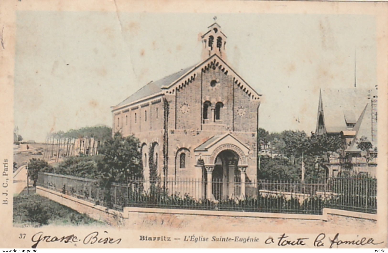 **64 *** BIARRITZ  L'église Sainte Eugénie - TTB - Biarritz