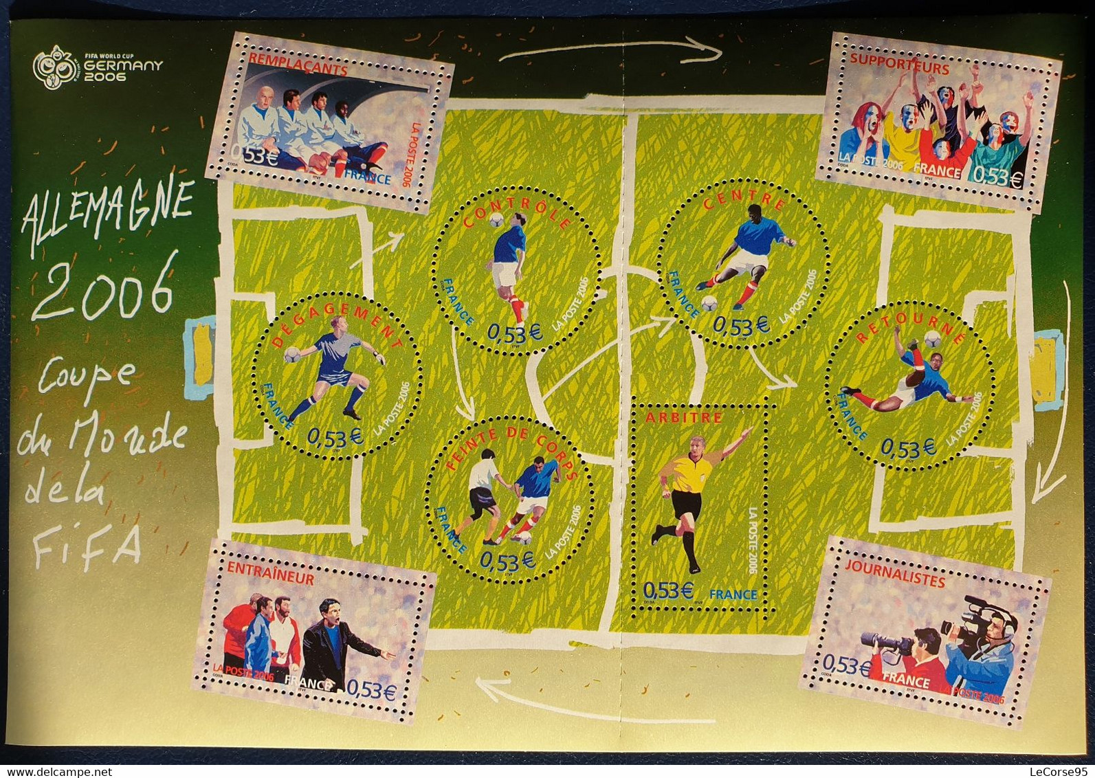 Bloc-feuillet YT N° 97 Coupe Du Monde De Football 2006. Neuf ** - Mint/Hinged