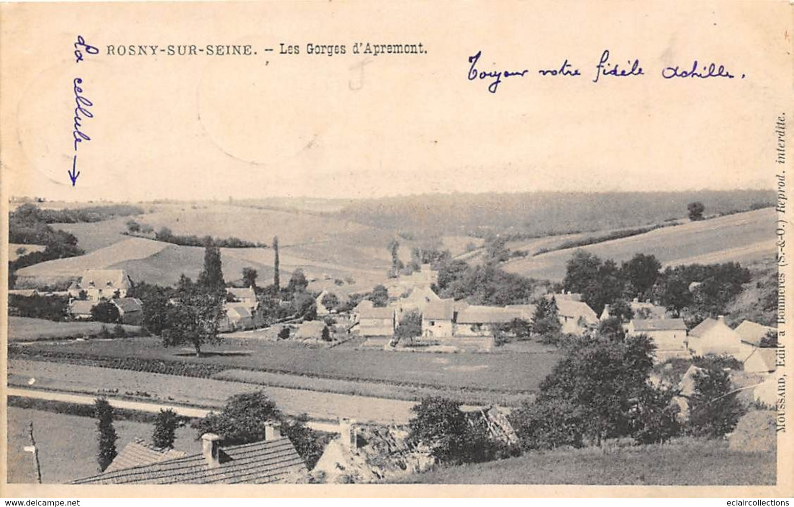 Rosny Sur Seine        78       Les Gorges D'Apremont       (Voir Scan) - Rosny Sur Seine