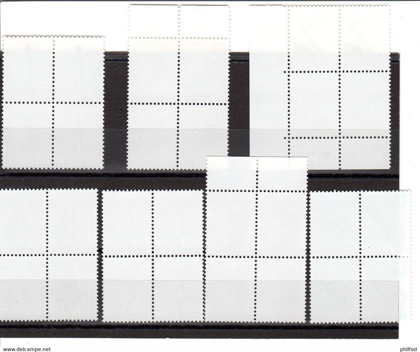 1992 - 11  Blocs De 4 Timbres  : N ° 213 à 223 Dont 1 Coin Daté 24/10/91 - 1989-2008