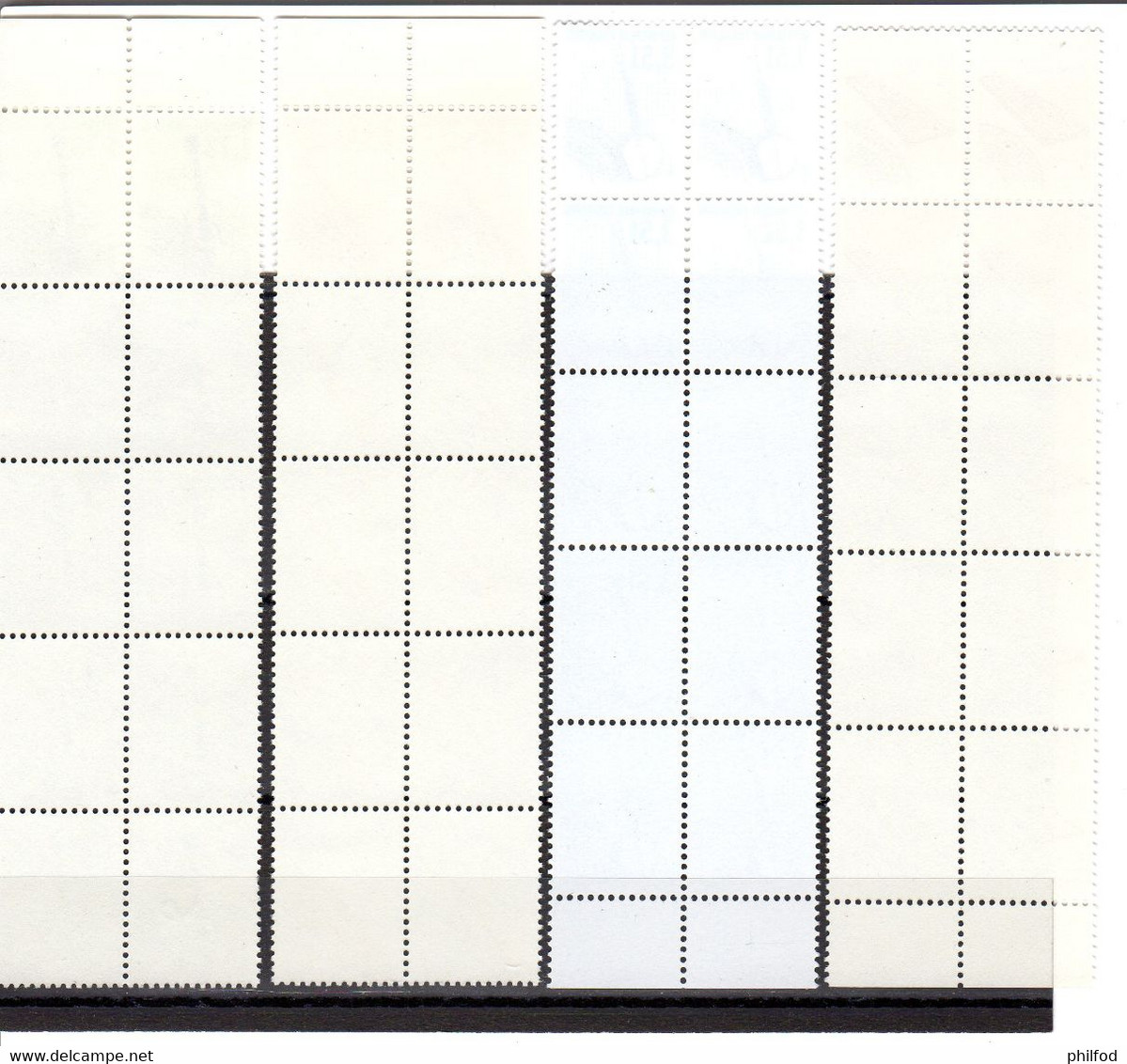 1992 - 4  Blocs De 10 Timbres  : N ° 224 à 227 - 1989-2008