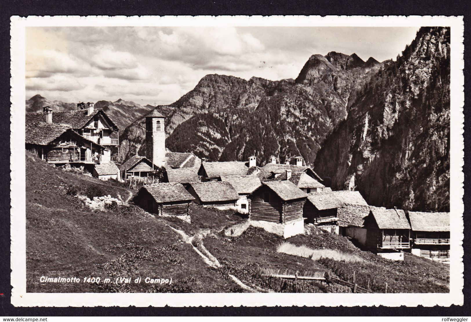 1946 Gelaufene AK Aus Cimalmotto, Val Di Campo. - Campo