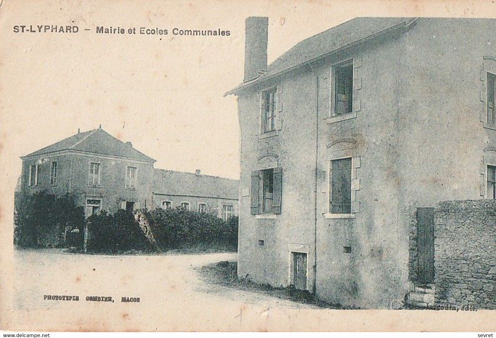 ST- LYPHARD. - Mairie Et Ecoles Communales. Cliché RARE - Saint-Lyphard