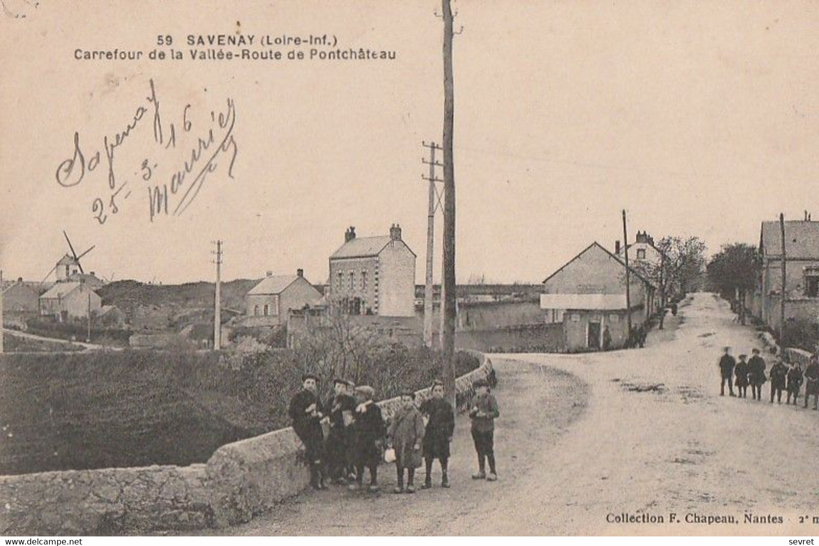 SAVENAY. - Carrefour De La Vallée - Route De Pontchâteau - Savenay