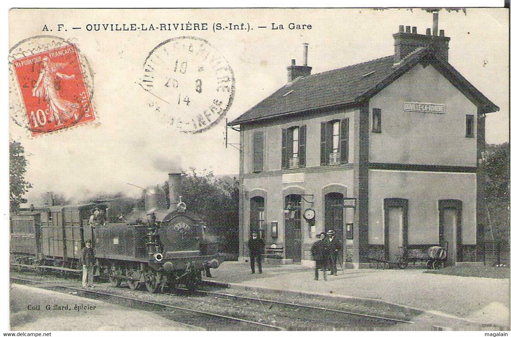 Ouville La Rivière : La Gare - Ourville En Caux