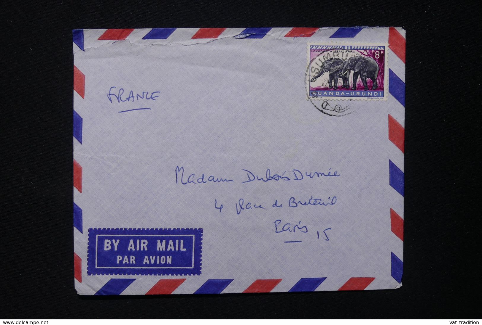 RUANDA URUNDI - Enveloppe De Usumbura Pour La France - L 83057 - Covers & Documents