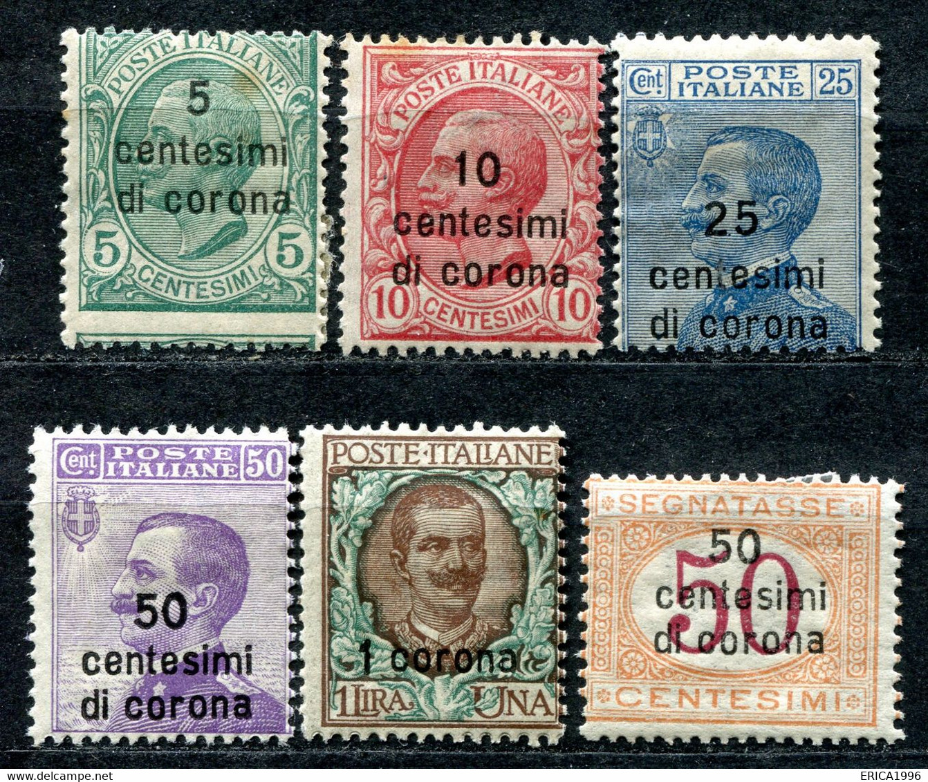 Z2282 ITALIA TERRE REDENTE Dalmazia 1921-22, Serie Non Complete, MH*, Val. Cat. Sassone: € 82, Ottime Condizioni - Dalmazia