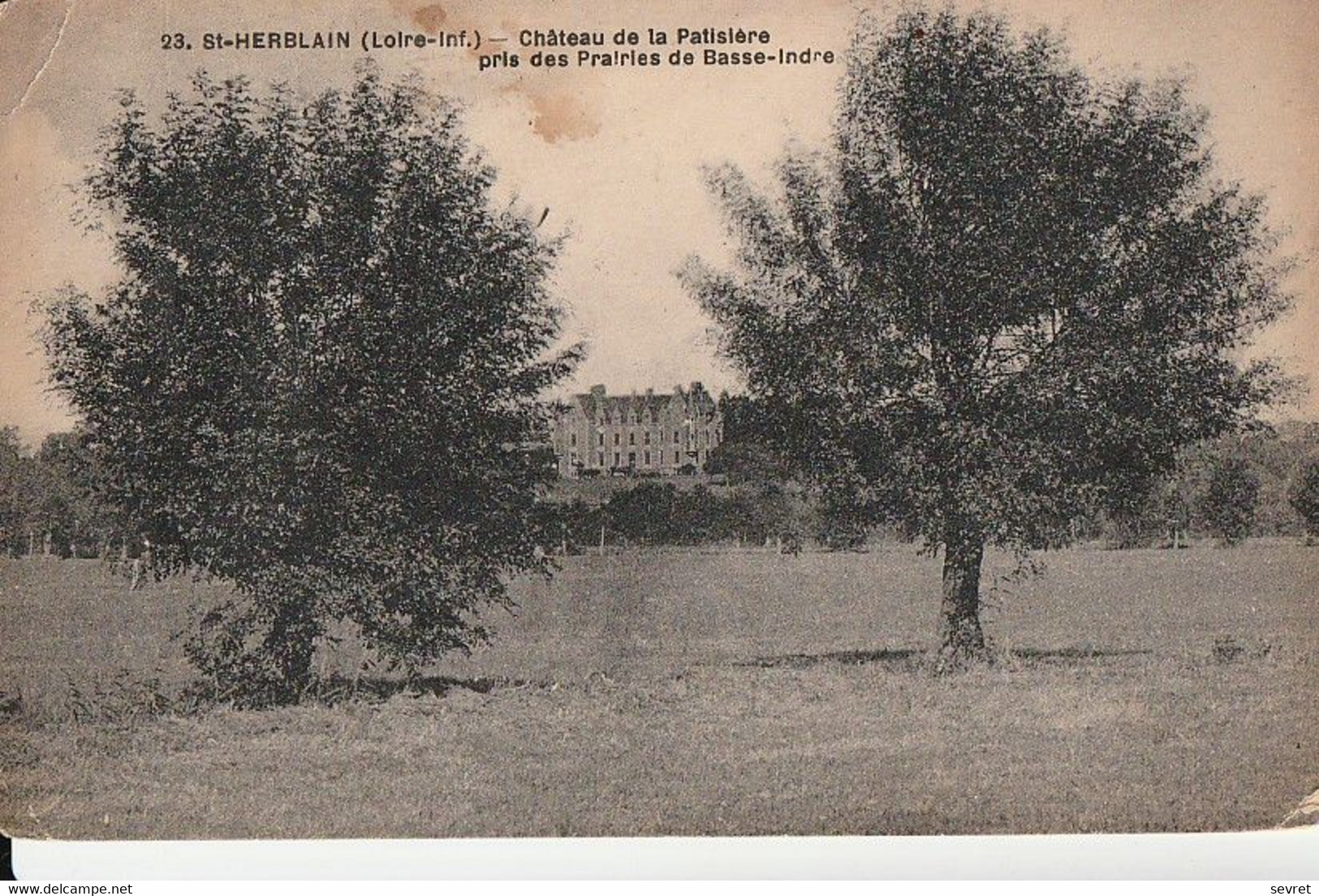 ST HERBLAIN - Château De La Patistère  Pris Des Prairies De Basse Indre - Saint Herblain